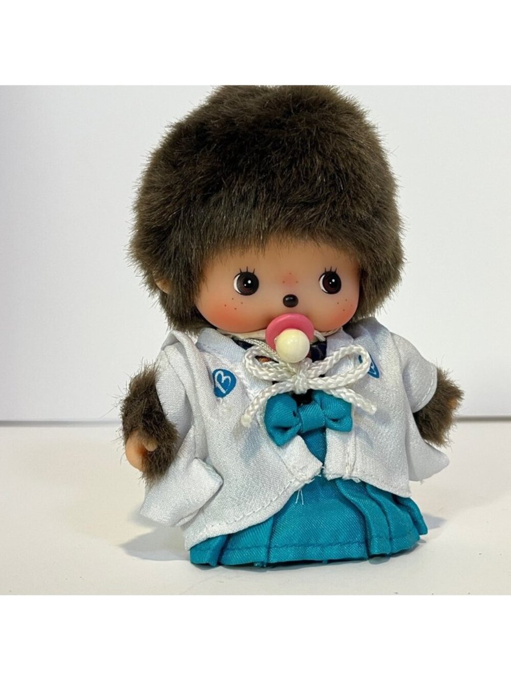 Bebichhichi Monchhichi Monkey Baby Plush Kimono Blue Sekiguchi Japanese Toy